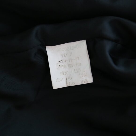 Authentic SELFISH POT vintage long wool coat Classic EUC Gray - Picture 8 of 10